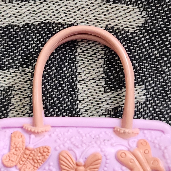 2006 Mattel My Scene Year of Style Chelsea Pink & Orange Butterfly Purse Bag - Picture 2 of 11